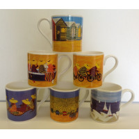 English Fine Bone China Mug - The Yellow Hat Tribe